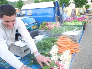 Marché local de Condrieu