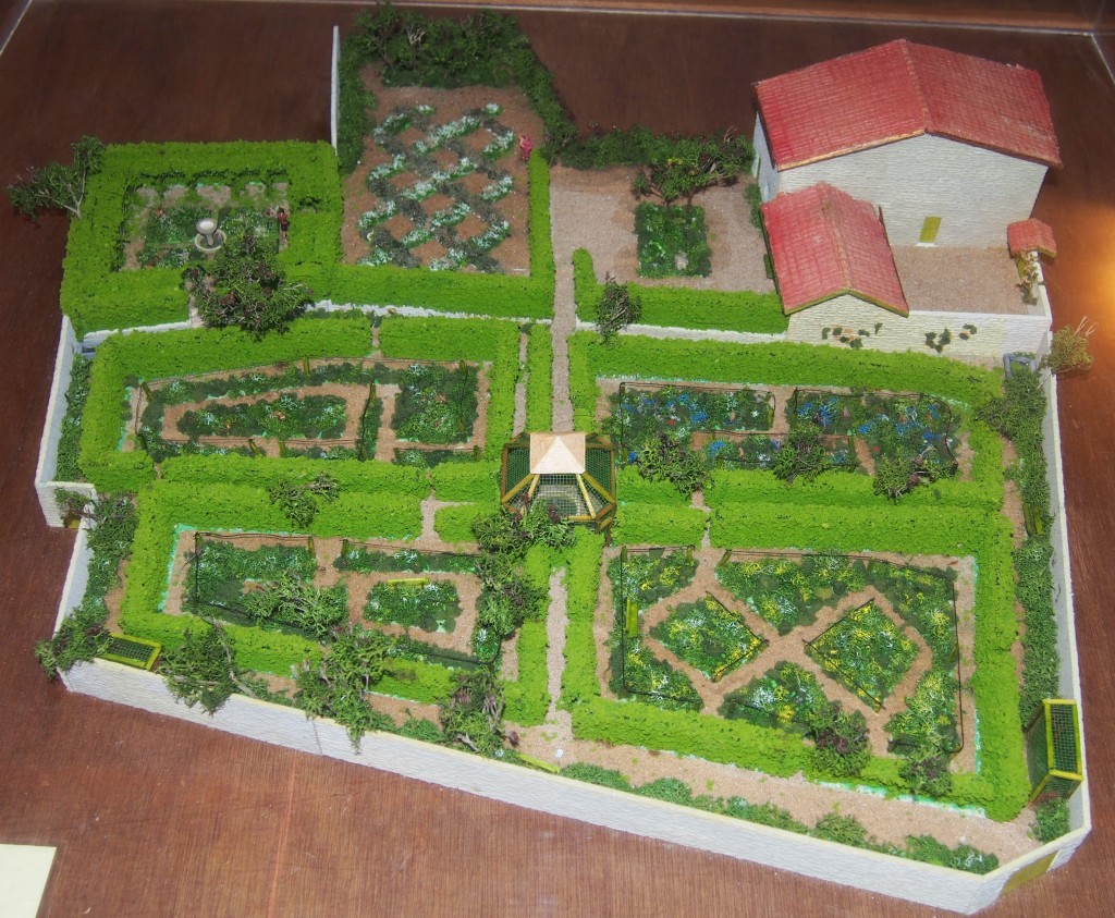 Maquette du jardin