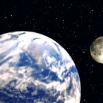 La terre et la lune