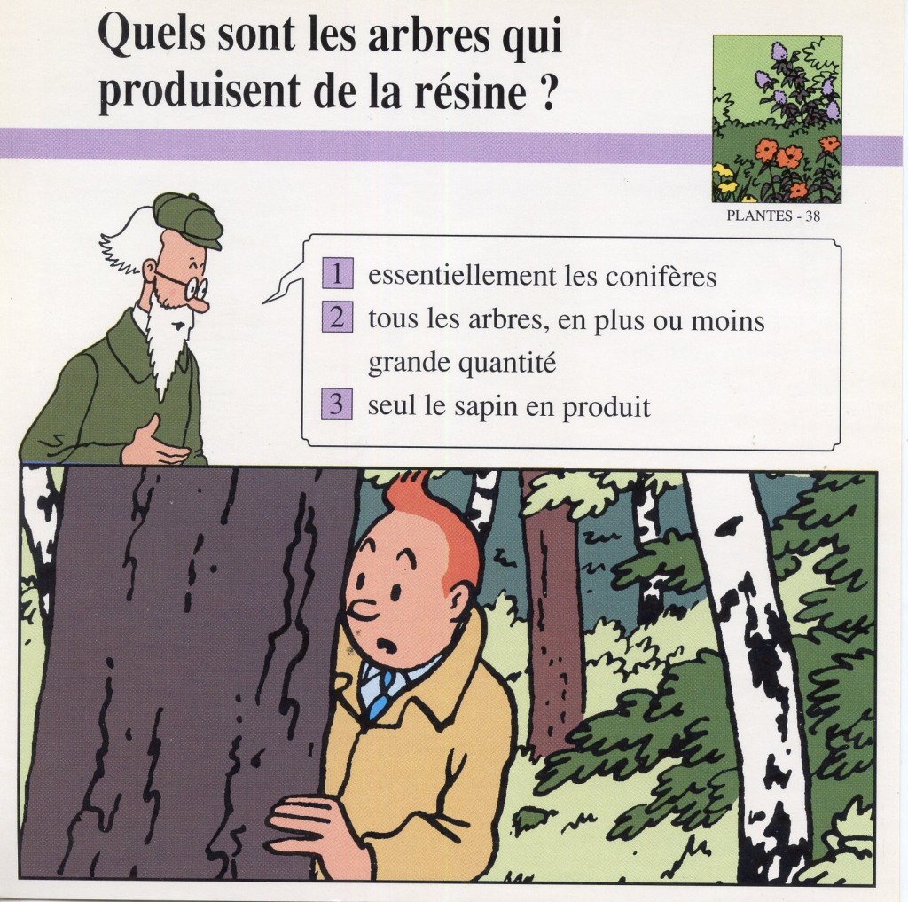 Arbres à résine